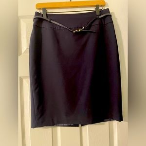 Liz Claiborne Navy Blue Pencil Skirt